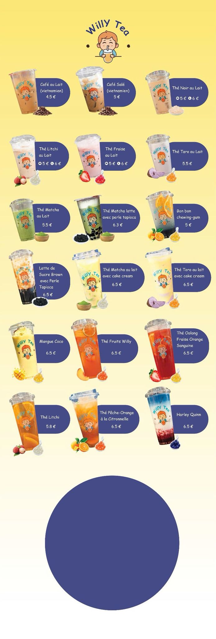 Willy Tea Menu 2